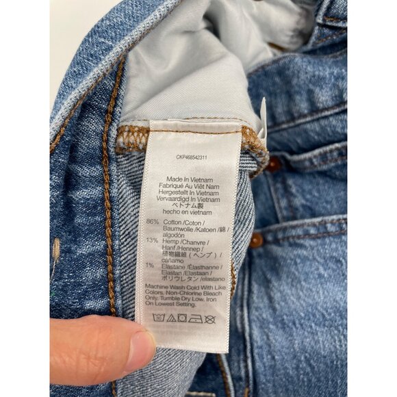 Madewell Womens Size 28T The Perfect Vintage Jeans Fair Trade Denim High Waist - Picture 4 of 11